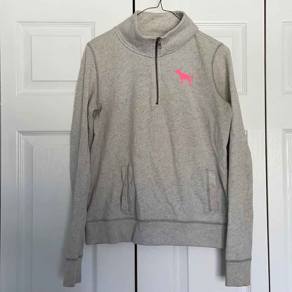 Victoria Secret - Love Pink Sweatshirt Quarter Zip